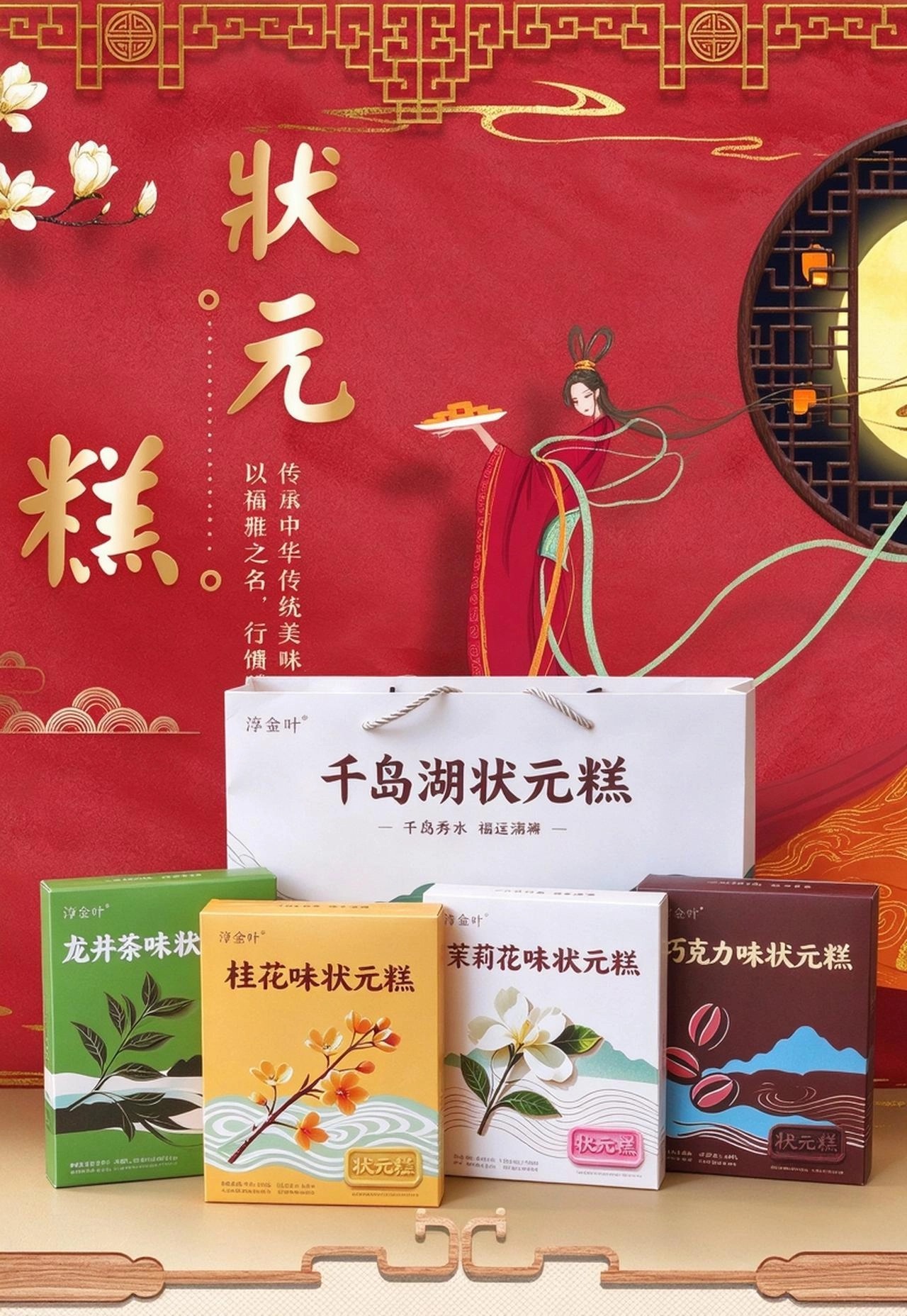 千岛湖状元糕杭州特产零食小吃休闲食品酥饼网红糕点伴手礼详情2